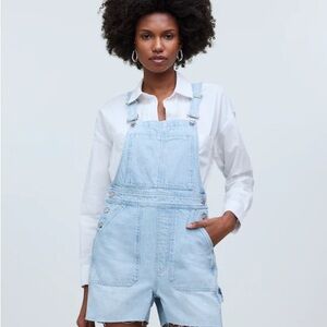 Madewell Women's Light Blue Denim Overalls